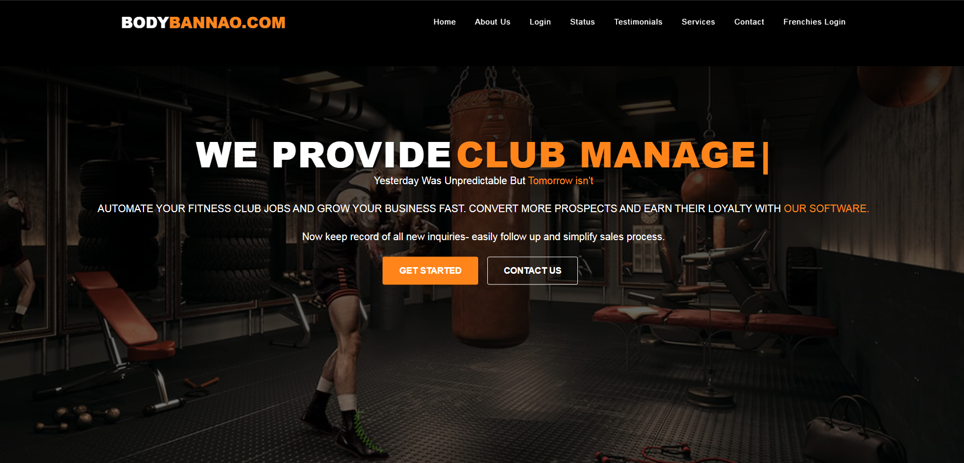 Gym Management Login